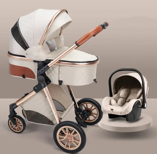 Load image into Gallery viewer, Stylish High View Stroller Lightweight Folding
