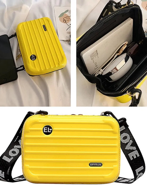 Load image into Gallery viewer, Hot Personality Fashion Women Mini Suitcase Shape Crossbody Bag
