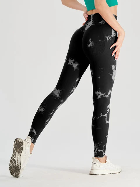 Load image into Gallery viewer, Seamless Tie Dye Leggings
