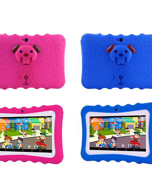 Load image into Gallery viewer, 7 Inch Android Kids Tablet WIFI tablet With Leather Case Tablet Android Gift Kids Tablet
