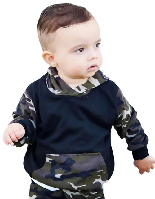 Load image into Gallery viewer, Baby Boys Camo Outfits Tracksuit Set
