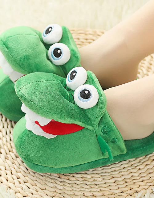 Load image into Gallery viewer, Soft Bottom Plush Toys Indoor Slippers
