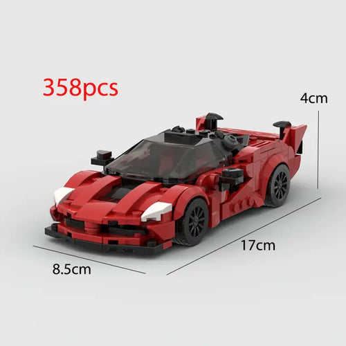 Load image into Gallery viewer, Ferrari Roma Racing Car Brick Toys
