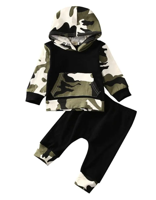 Load image into Gallery viewer, Baby Boys Camo Outfits Tracksuit Set
