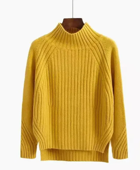 Load image into Gallery viewer, Turtleneck Pullover Long-Sleeved Sweater
