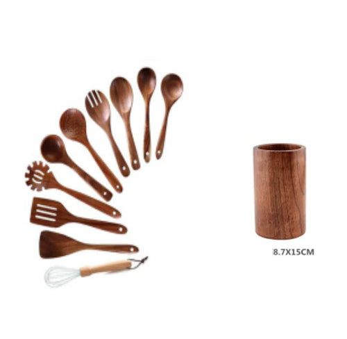 Load image into Gallery viewer, Culinary Essentials Wooden Spatulas
