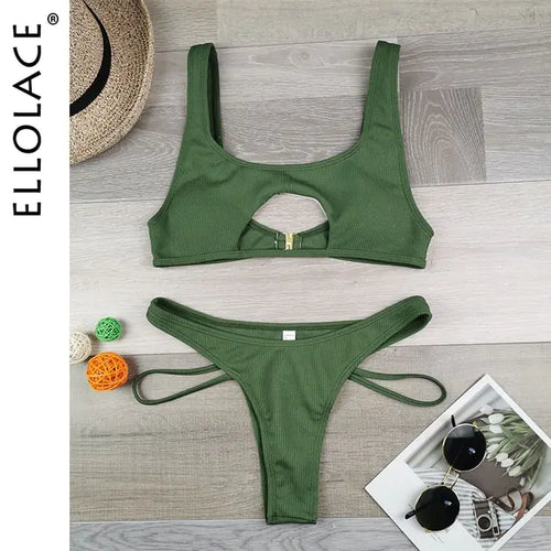 Load image into Gallery viewer, High Cut Hollow Out Micro Swimwear
