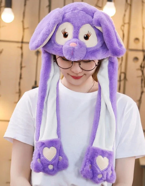 Load image into Gallery viewer, Rabbit Ear Airbag Hat: Fun Plush Toy Cap for Kids and Adults
