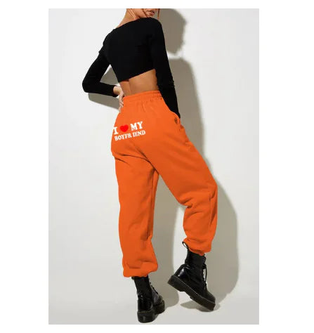 High Elastic Waist Sweatpants