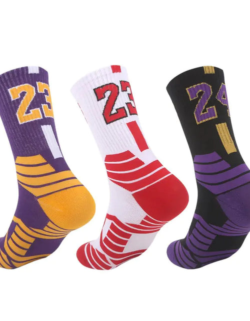 Load image into Gallery viewer, Breathable Non-Slip Professional Basketball Socks for Men, Women, and Kids - Ideal for Sports, Cycling, Climbing, and Running
