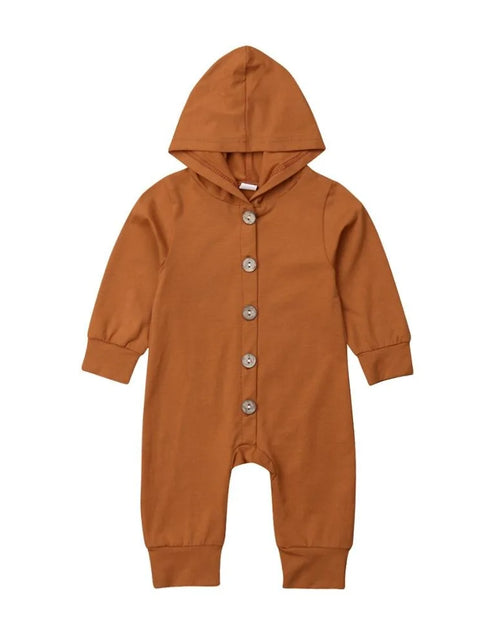 Load image into Gallery viewer, Baby Toddler Hooded Romper
