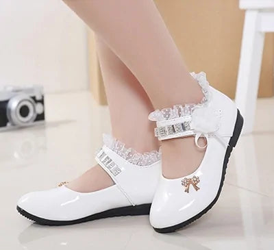 2020 New Kids' Elegant Princess PU Leather Sandals: Perfect for Weddings & Parties