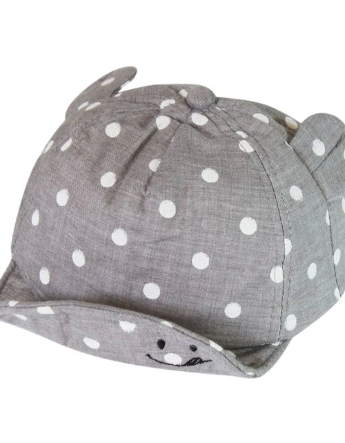 Load image into Gallery viewer, Toddler Sun Hat with Cute Dots
