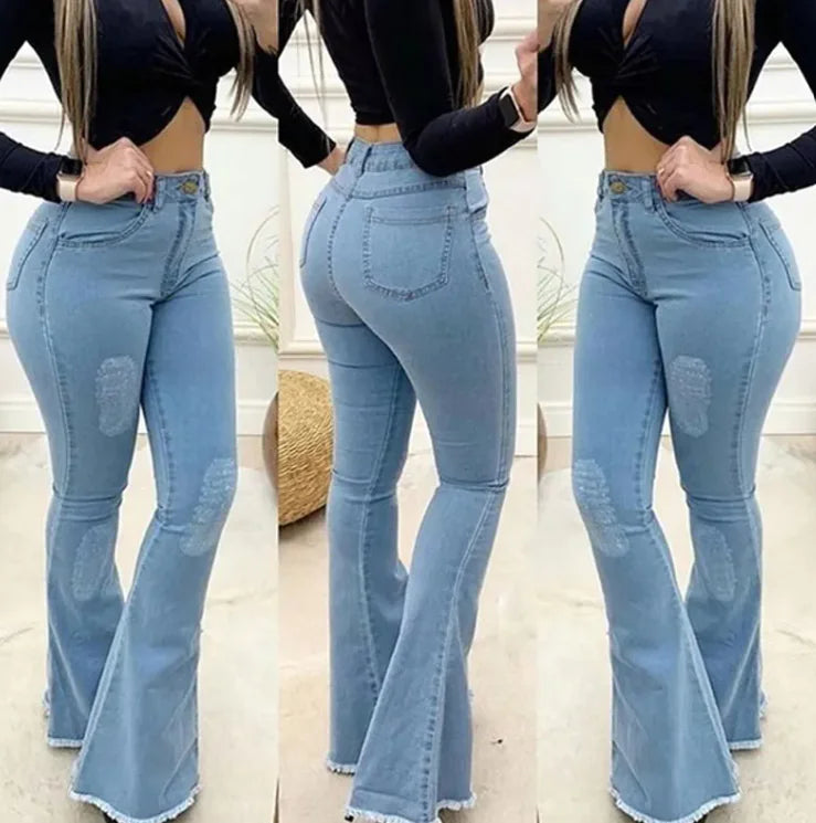 Sexy Slim Flared Trousers