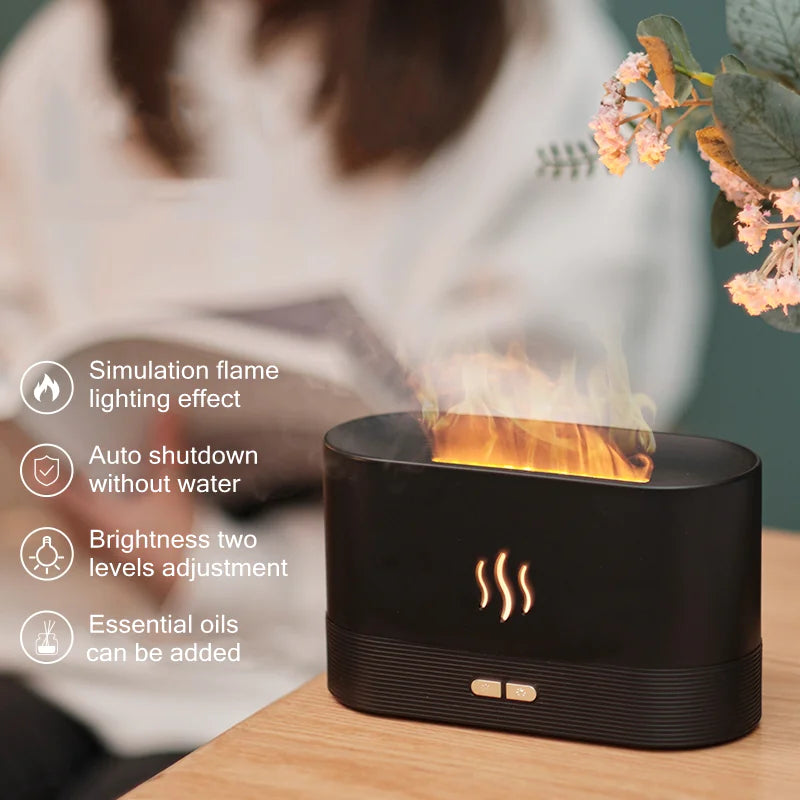 Flame Ultrasonic Aroma Air Humidifier