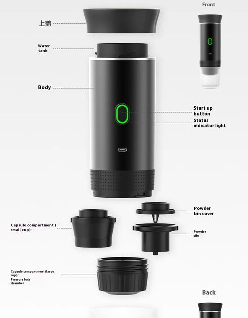 Load image into Gallery viewer, Portable Capsule Coffee Heating Machine
