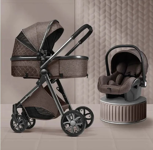 Load image into Gallery viewer, Stylish High View Stroller Lightweight Folding
