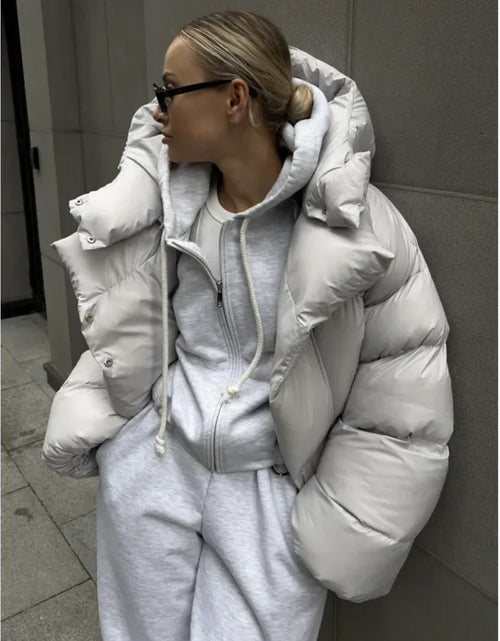 Load image into Gallery viewer, Elegant Women&#39;s Lightweight Cotton-Padded Jacket
