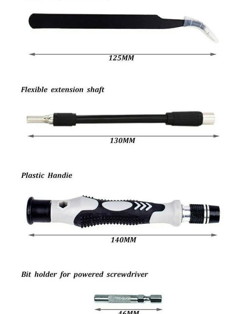 Load image into Gallery viewer, Magnetic Screwdriver Bit Set For iPhone Macbook Tool Kit Set Repair Watch 117PCS

