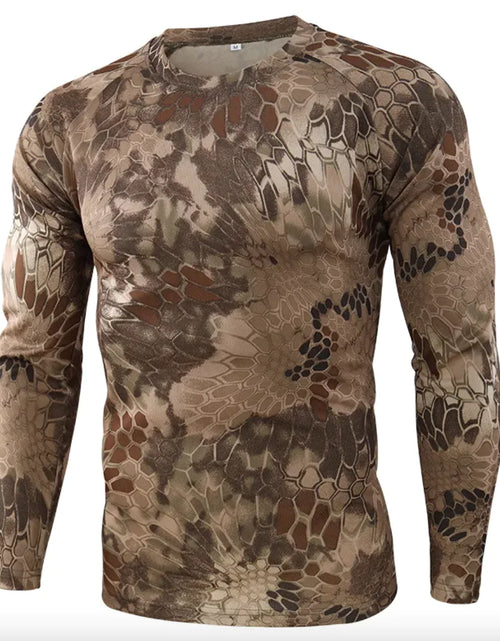 Load image into Gallery viewer, Camouflage Long-Sleeved Cycling Jersey - Outdoor Sports Gear
