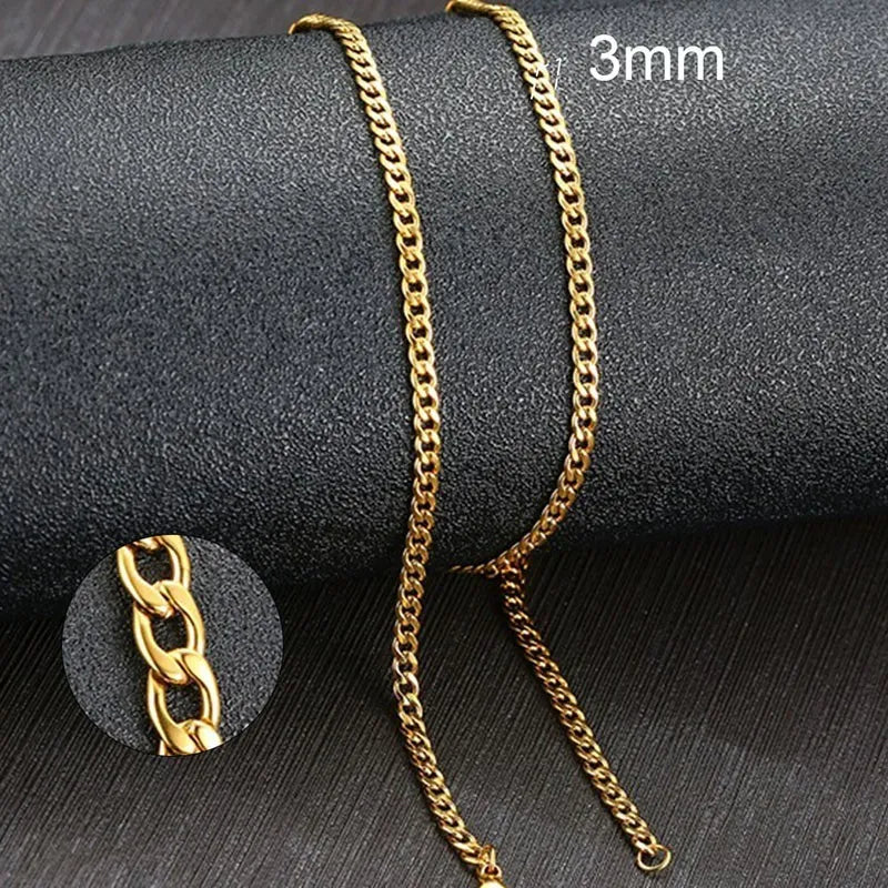 Stainless Steel Basic Thin Chain