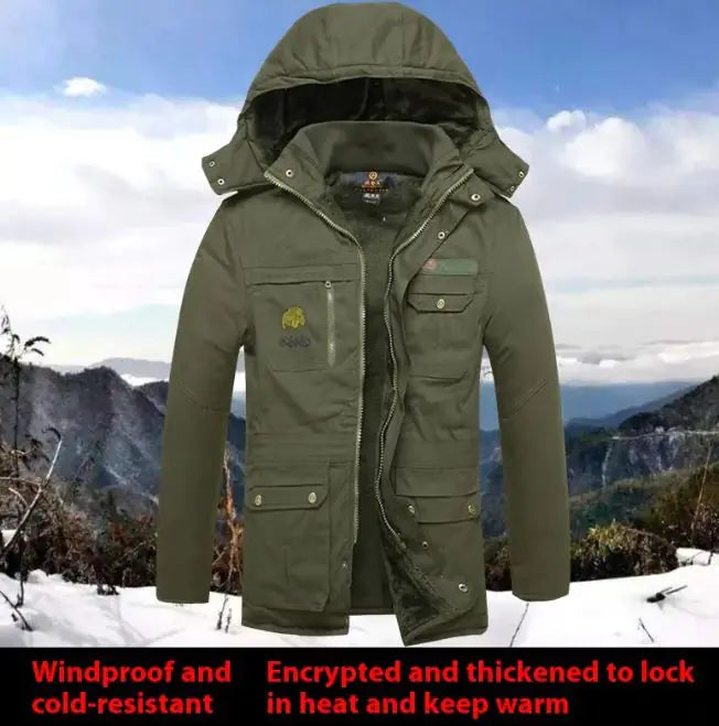 Windproof And Cold-resistant Cotton-padded Jacket