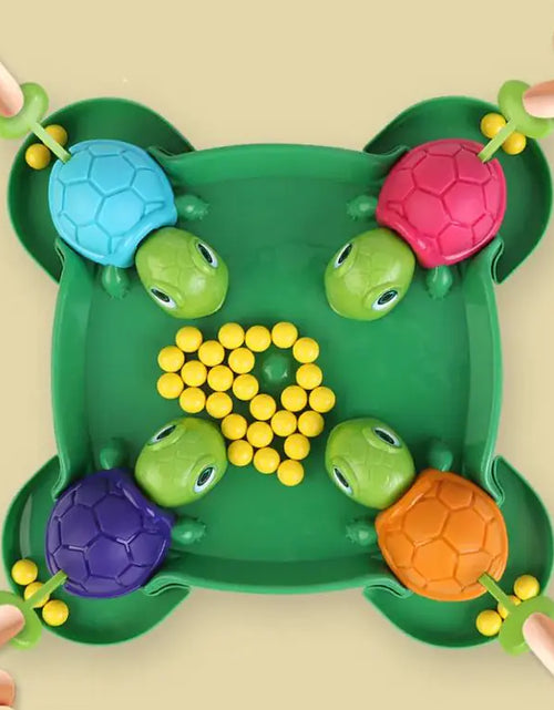 Load image into Gallery viewer, Children Grab Food Turtle Turtle Eat Beans Grab Beads Board Game Set
