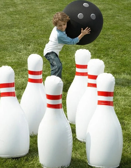 Load image into Gallery viewer, Giant Inflatable Bowling Set for Kids
