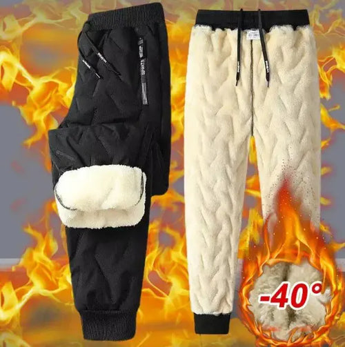 Load image into Gallery viewer, Men Plush Thick Fleece Sweat pant
