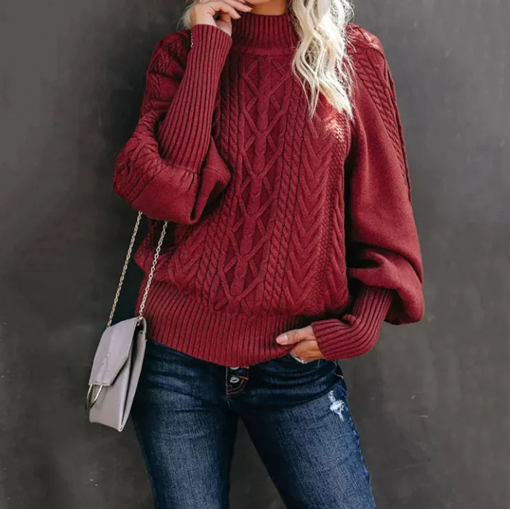 Women's New Style Medium Neck Sweater