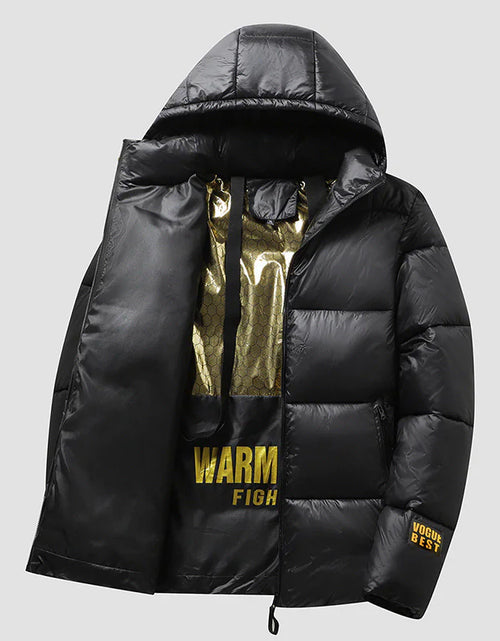 Load image into Gallery viewer, Men&#39;s Fashion Simple Cotton-padded Jacket Graphene Plus Size Coat Top
