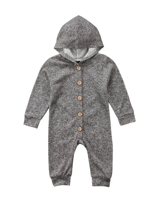 Load image into Gallery viewer, Baby Toddler Hooded Romper
