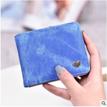 Load image into Gallery viewer, Heart of Gold Compact Wallet
