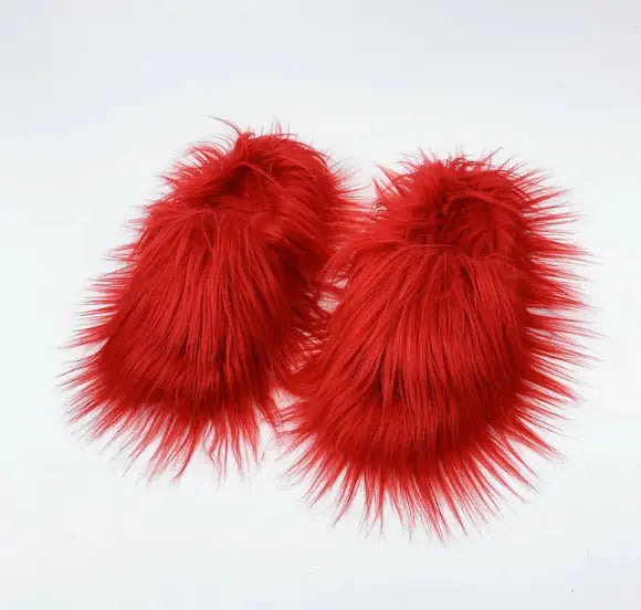 Sheep Long Hair Woolen Slipper