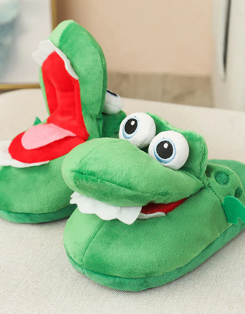 Load image into Gallery viewer, Soft Bottom Plush Toys Indoor Slippers
