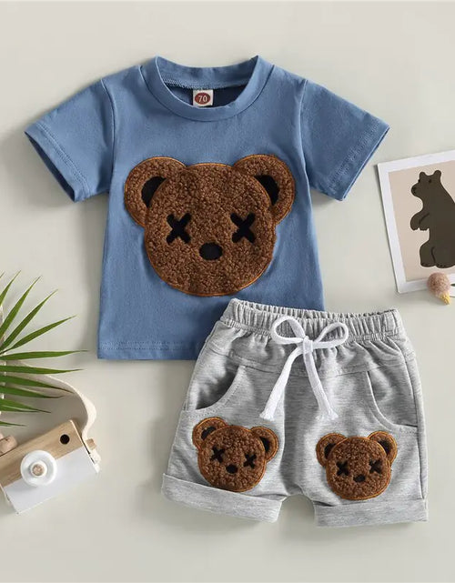 Load image into Gallery viewer, Baby Boys Bear Outfit
