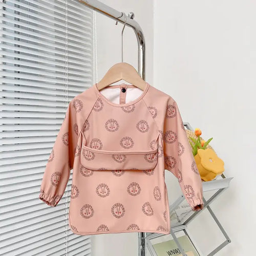 Load image into Gallery viewer, Cute Baby Bibs Toddler Long Sleeve Apron
