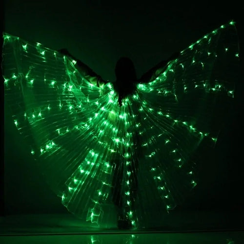 Load image into Gallery viewer, Kids LED Colorful Butterflies Wings With Telescopic Stick
