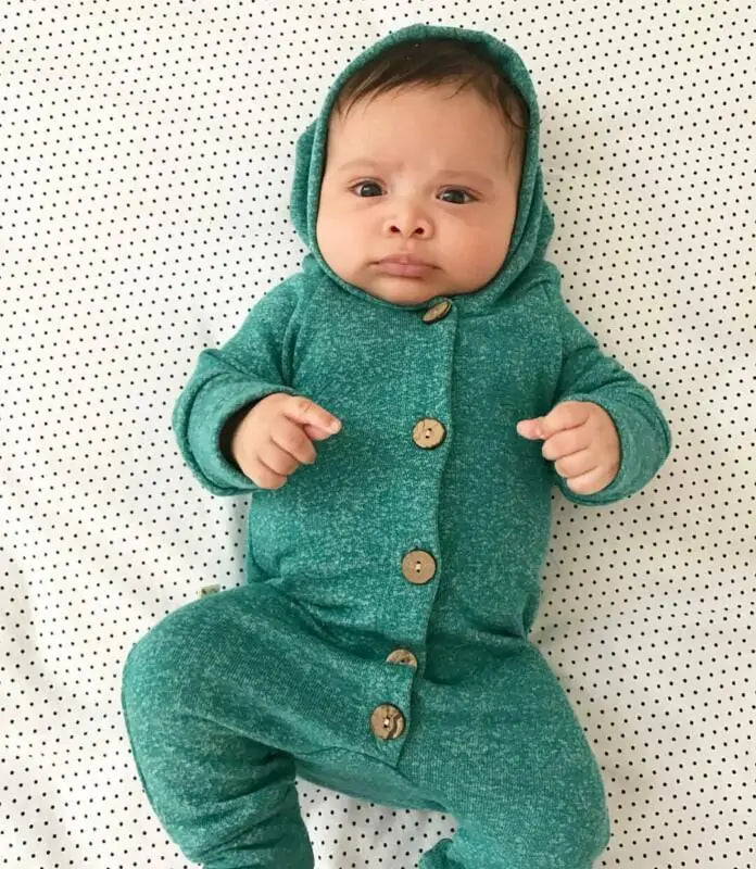 Baby Toddler Hooded Romper