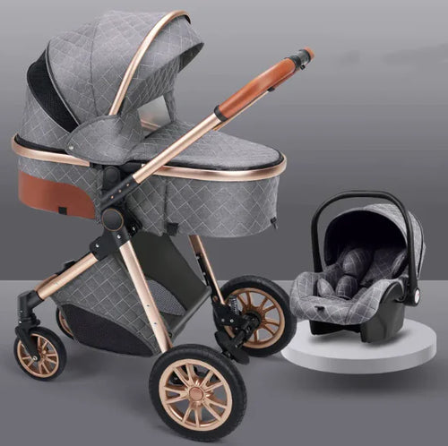 Load image into Gallery viewer, Stylish High View Stroller Lightweight Folding
