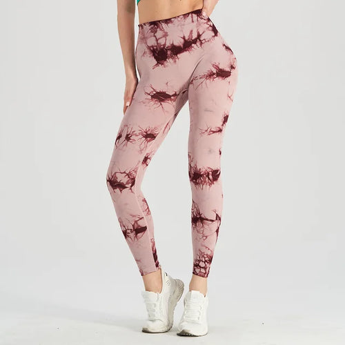 Load image into Gallery viewer, Seamless Tie Dye Leggings
