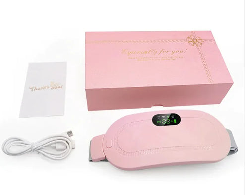 Load image into Gallery viewer, Menstrual Heating Pad Smart Warm Belt Relief Waist Pain Cramps Vibrating Abdominal Massager Electric Waist Belt Device
