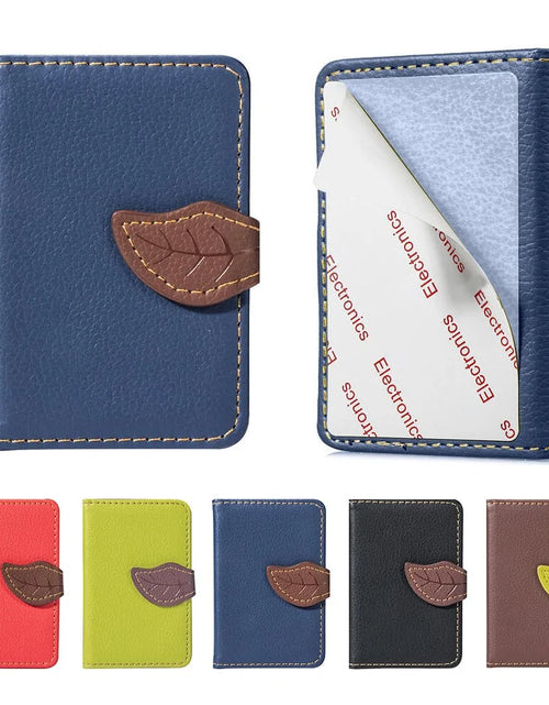 Load image into Gallery viewer, Portable Leather Wallet
