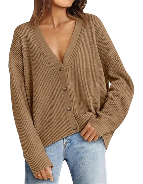 Load image into Gallery viewer, Women&#39;s Lightweight Button Cardigan
