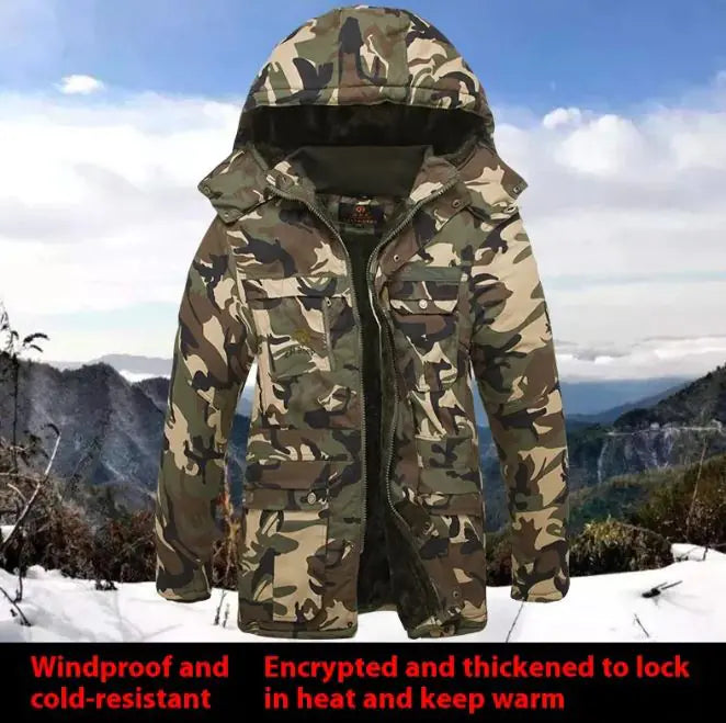 Windproof And Cold-resistant Cotton-padded Jacket