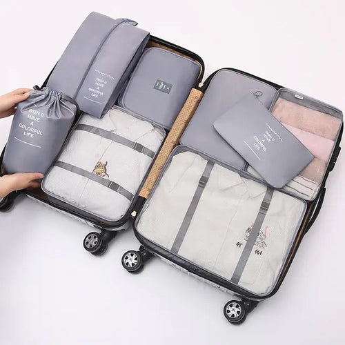 Load image into Gallery viewer, 8 Pieces Large Capacity Luggage Storage Bags
