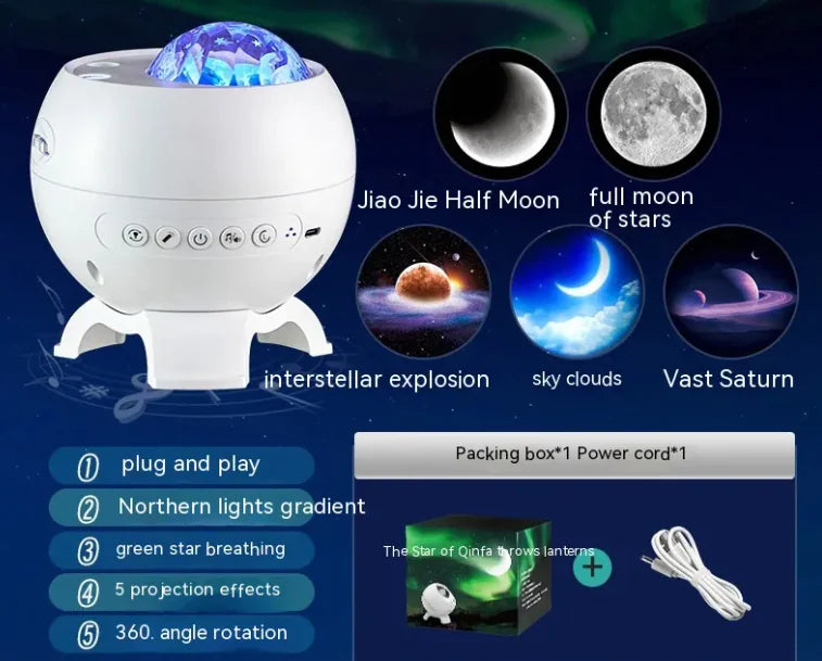 Northern Lights Starry Sky Projector