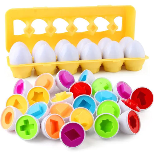 Load image into Gallery viewer, Baby Learning Educational Toy Smart Egg Toy Games Shape Matching Sorters Toys Montessori Eggs Toys For Kids Children 2 3 4 Years
