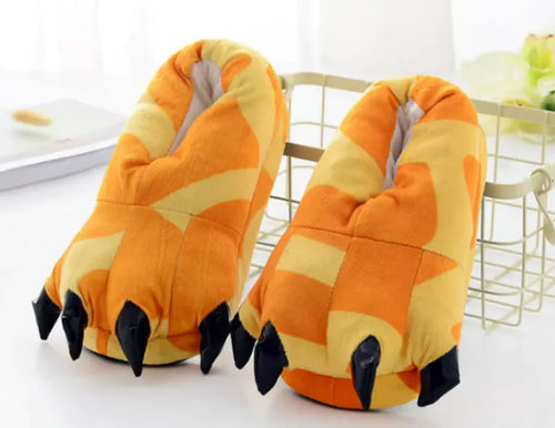 Load image into Gallery viewer, Dinosaur Paw Funny Slippers for Men Women Kids
