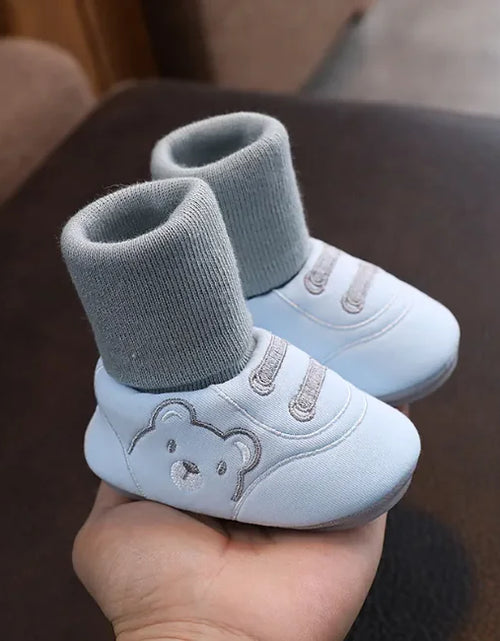 Load image into Gallery viewer, Cozy Comfort Toddler Booties
